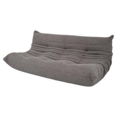 Ligne Roset Togo 3-Seater Sofa in Grey Bouclé
