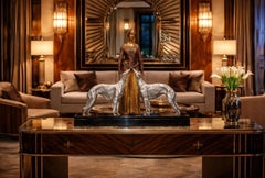An Impressive Art Deco Bronze & Marble Sculpture after Demetre Chiparus