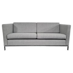 Walter Knoll Foster 2.5-Seater Sofa in Elegant Grey Lambswool