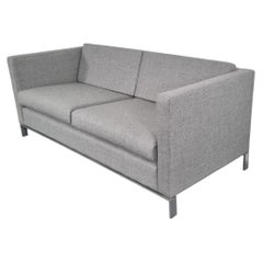 Walter Knoll Foster 2.5-Seater Sofa in Elegant Grey Lambswool