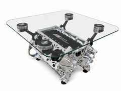 BMW V8 Engine Coffee Table, Sculptural Automotive Design