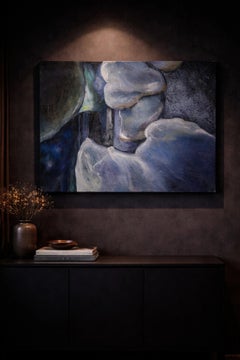 Large Contemporary Abstract Figurative Original Oil Painting on Canvas