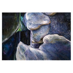 Large Contemporary Abstract Figurative Original Oil Painting on Canvas