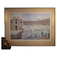 Newlands Quay II Signed Limited Edition Docklands Print, 24/100