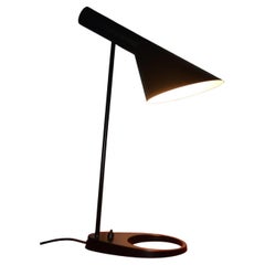 Arne Jacobsen for Louis Poulsen Black AJ Table Lamp, Denmark, 1960s