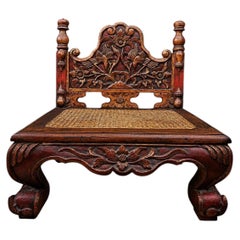 Javanese Carved Ceremonial Sunat Throne Chair, Indonesia, circa 1900