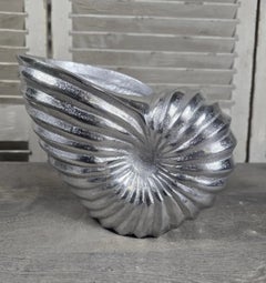 Sculptural Nautilus Shell Polished Aluminium Champagne & Wine Cooler