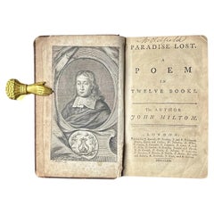 1770 John Milton Paradise Lost Illustrated by Francis Hayman Leather Bound