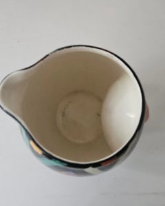 Enoch Boulton for Crown Devon Art Deco Hand-Painted Geometric Jug