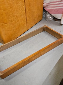 British Art Deco Birdseye Maple Wardrobe with Phenolic Handles, circa 1930