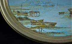 Henry Woodward St Michael’s Mount Cornwall Signed Oil Painting, Framed