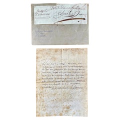 Royal Autographs Charles XIV John of Sweden & Prince of Lorraine Letters