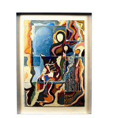 Spate Huntermann “Mother & Child” Modern British Abstract Painting