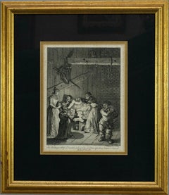 Mid 18th Century William Hogarth, Six Don Quixote Engravings, Published 1756