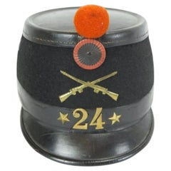Swiss Model 1898 Infantry Rifleman’s Shako, 24th Battalion, Early 20th C