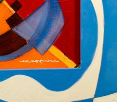 Spate Huntermann “Gateway” Modern British Abstract Acrylic Painting
