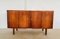 Vintage Danish Poul Hundevad Rosewood Sideboard with Drawers, 1960s