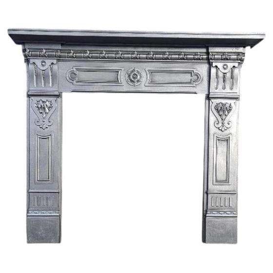 Victorian Cast Iron Fireplace Surround, London, 1888
