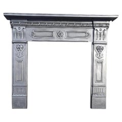 Victorian Cast Iron Fireplace Surround, London, 1888