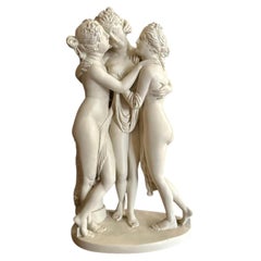 V&A Museum Edition Three Graces Sculpture after Antonio Canova