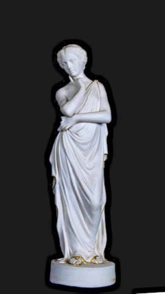 Victorian Parian Ware Classical Female Figure, England, 19th Century