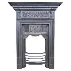Coalbrookdale Edwardian Cast Iron Combination Fireplace Surround