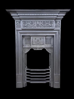 Coalbrookdale Edwardian Cast Iron Combination Fireplace Surround