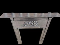 Victorian Edwardian Cast Iron Fireplace Surround for Wood Burner