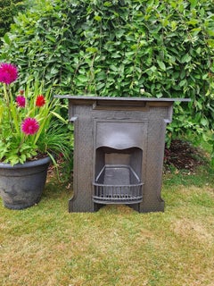 Antique Cast Iron Combination Fireplace, circa 1915