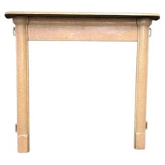 Traditional Enamelled Edwardian Cast Iron Mantel for Wood Burning Stove
