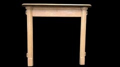Traditional Enamelled Edwardian Cast Iron Mantel for Wood Burning Stove