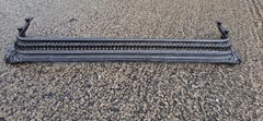 Antique Victorian Cast Iron Fireplace Fender