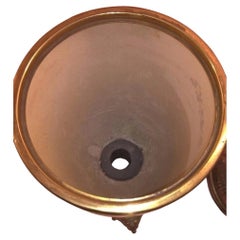 Victorian Porcelain Kerosene Lamp with Decorative Base