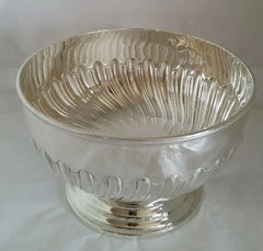 Harrison Brothers Sterling Silver Punch Bowl, London 1913