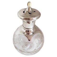Edwardian Cut Glass Vanity Bottle by Samuel Jacob, London 1910