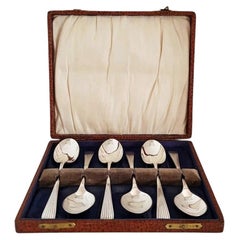 James Dixon & Sons Sterling Silver Spoons, Sheffield 1918