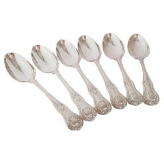 Antique Victorian King’s Pattern Silver Tablespoons by John & Henry Lias
