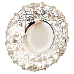Crawshaw Sterling Silver Cake Stand, Sheffield 1993
