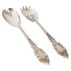 Antique George V Sterling Silver Serving Set by Josiah Williams & Co 1930