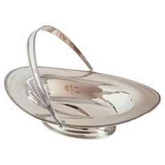 Antique Sterling Silver Basket by Alexander Clark 1925