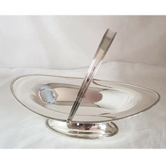 Antique Sterling Silver Basket by Alexander Clark 1925