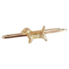 Broche antique en forme de Scottish Terrier en or de l'époque de George V, vers 1910
