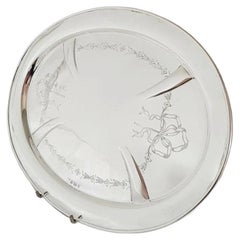 Antique George V Sterling Silver Dressing Table Tray, 1915