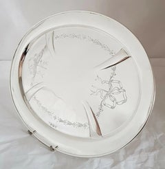 Antique George V Sterling Silver Dressing Table Tray, 1915