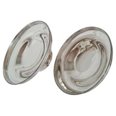 Pair of Antique Sterling Silver Table Dishes by Walker & Hall