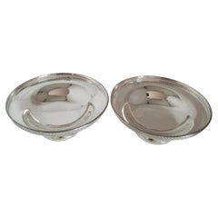 Pair of Antique Sterling Silver Table Dishes by Walker & Hall