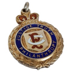 Chester Sterling Silver-Gilt Masonic Buffalo Presentation Medallion, 1934