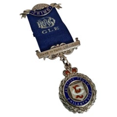Cashmore & Co Sterling Silver Masonic Presentation Medallion, 1927