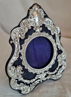 Samuel Jacob Victorian Sterling Silver Photograph Frame, London 1899
