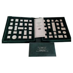 Offizielle Proof-Ausgaben der bedeutendsten Briefmarken der Welt aus Sterlingsilber, 1970er–1980er Jahre